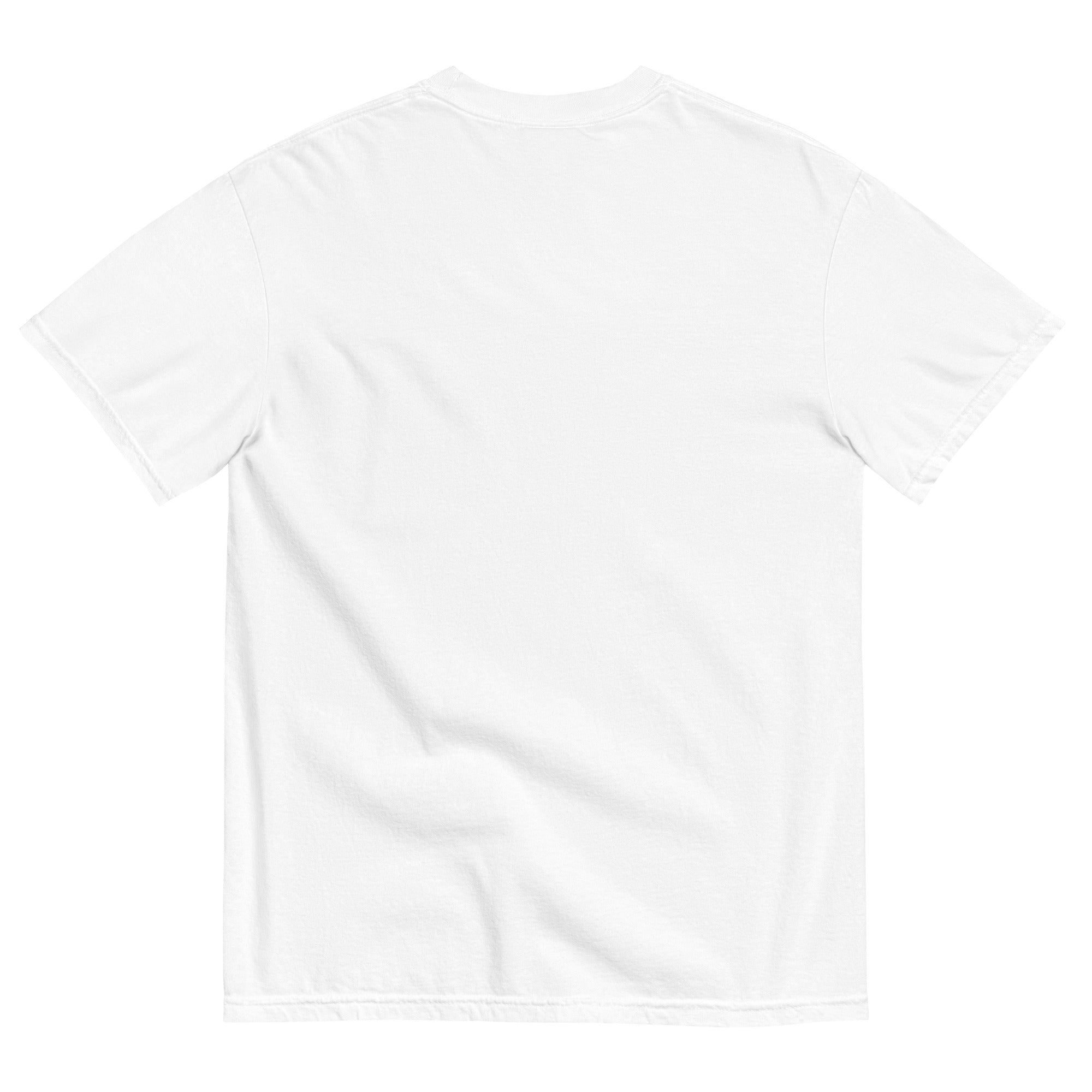 Back view of white Parts & Service Tee showing no back print